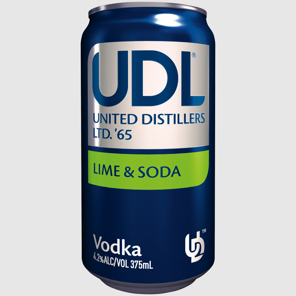 UDL VDK LIME & SODA 4% CAN 375ML