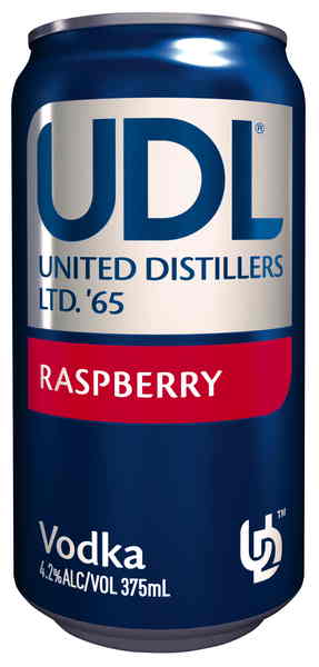 UDL VDK RASPBRY 4% CAN 375ML