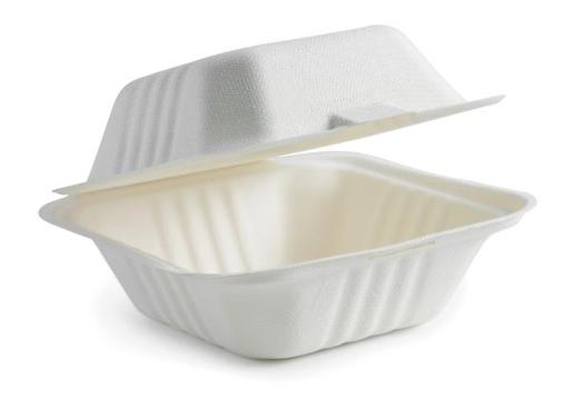 Sugarcane Burger Box 15*15*7.5cm Pack of 125