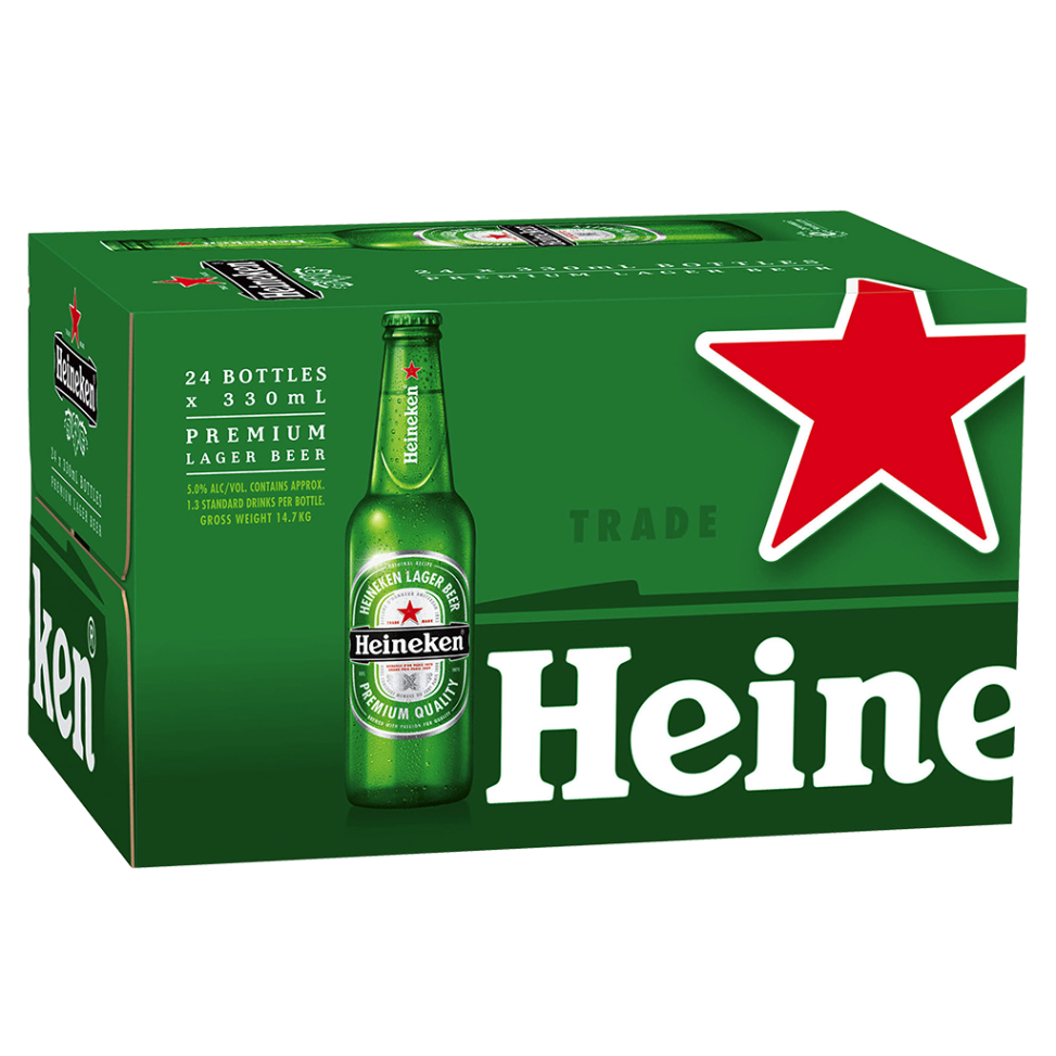 HEINEKEN LAGER BTL 6PK 330ML X24