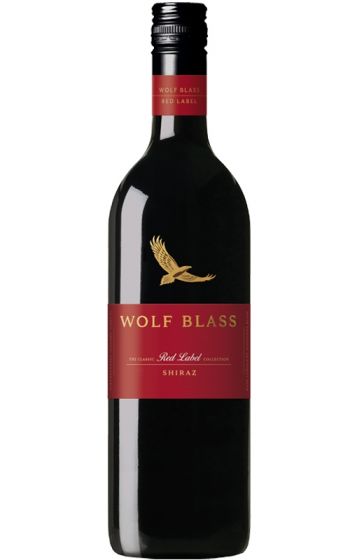W/BLASS RED LBL SHIRAZ 750ML x 6