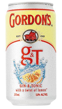 GORDONS GIN&TNC CAN 4.5% 375ML