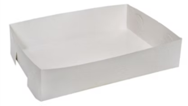 KRAFT BOARD TRAY 21x11x4cm 100 Per Pack