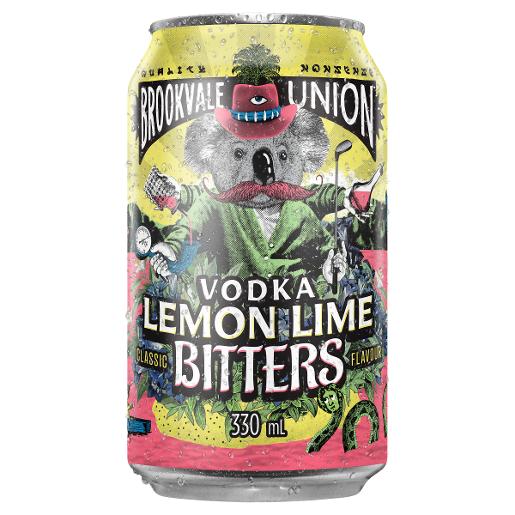 BROOKVALE LEMON LIME & BITTERS 330ML X 24