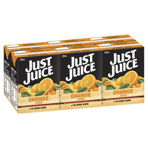 Just Juice Orange 24 Pack 200ml