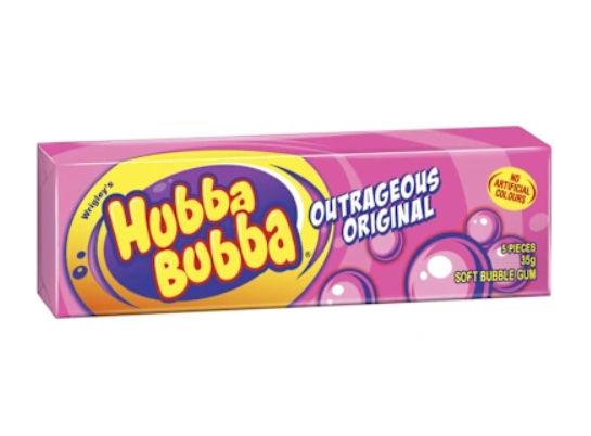 Hubba Bubba Outrageous Original 18x20x35g