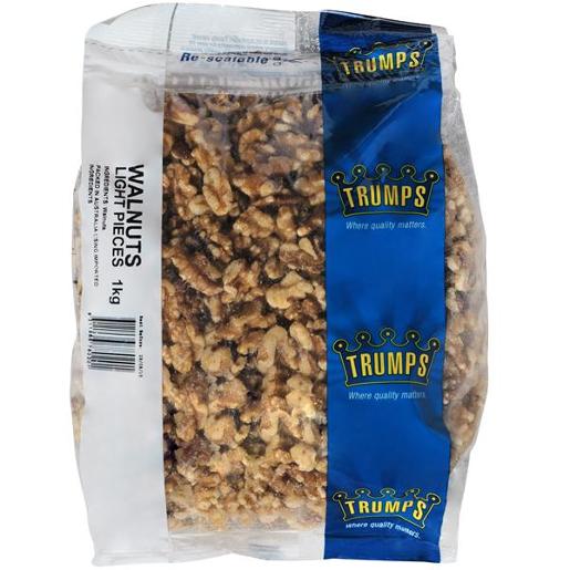 WALNUT PIECES 1KG  NATURAL COUNTRY