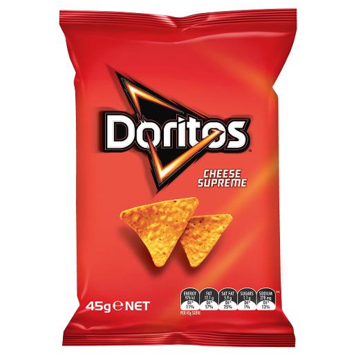 DORITOS C/CHIP CHEESE SUPREME 45GM X 15