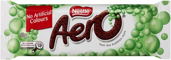 CHOC AERO PEPPERMINT 40GMX24
