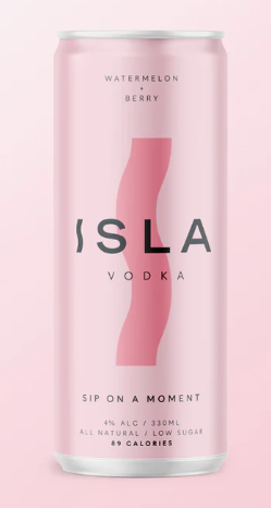 ISLA VODKA WATERMELON & BERRY 330ML CANS PACK OF 24