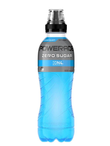 POWERADE MOUNT BLAST ZERO SUGAR 600MLX12